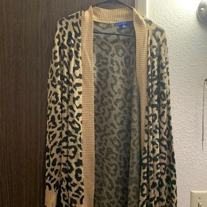 Cheetah Cardigan XL